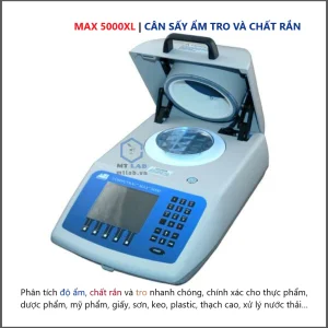 máy đo ẩm tro và chấn rắn max 5000xl