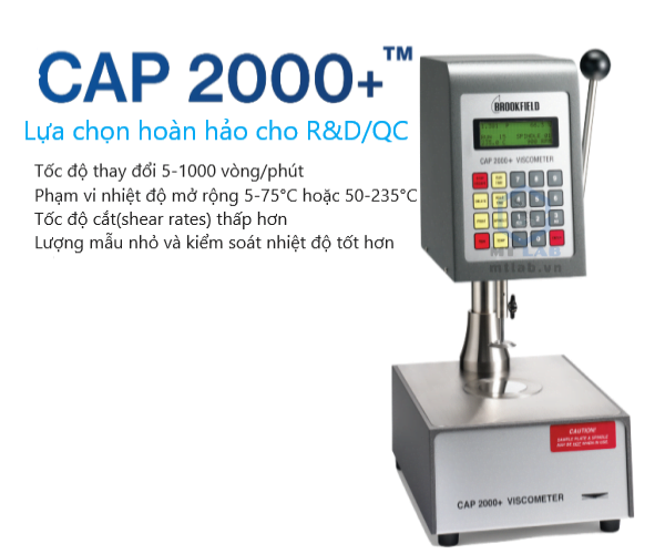 máy đo độ nhớt CAP2000+