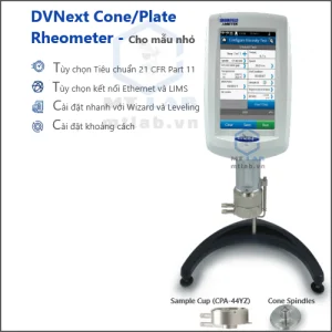 máy đo độ lưu biến dvnext cone/plate