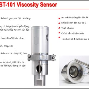 máy đo độ nhớt trên dây chuyền sản xuất