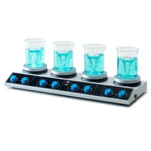 máy khuấy từ gia nhiệt 4 vị trí am4
