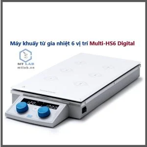 Máy khuấy từ gia nhiệt 6 vị trí multi-hs6 digital