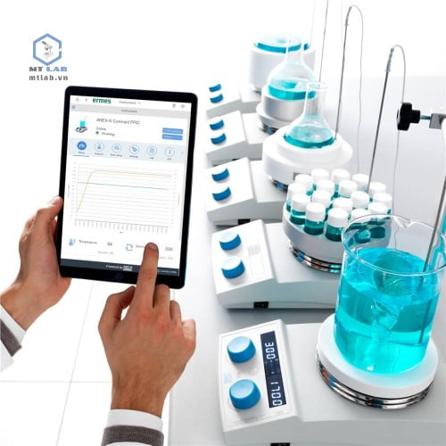 Máy khuấy từ gia nhiệt AREX6 Connect Pro