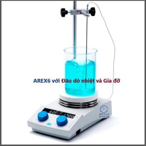 Máy khuấy từ gia nhiệt AREX6 Connect Pro