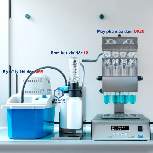 máy phá mâu đạm dk20