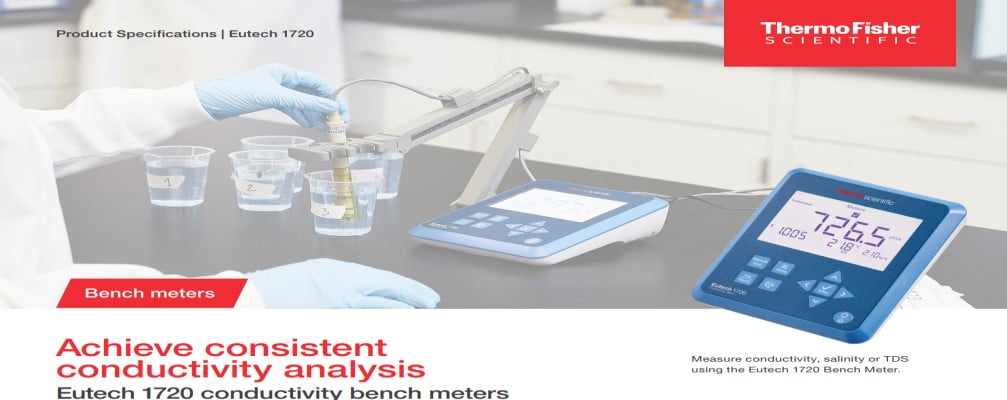 máy đo độ dẫn điện để bàn eutech ec1720