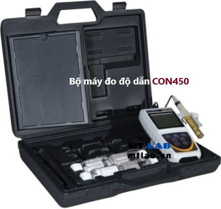 máy đo độ dẫn điện cầm tay con450