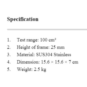 Dụng cụ đo độ hấp thụ nước QC-102