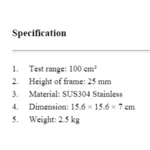Dụng cụ đo độ hấp thụ nước QC-102