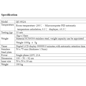 máy đo bám dính băng keo gia nhiệt qc-802a