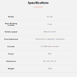 máy đo độ dài và đếm sợi qc-301