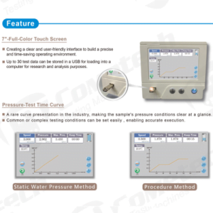 máy đo độ thấm nước vải qc-317f