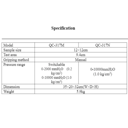may-do-tham-nuoc-qc-317m. dụng cụ đo độ thấm nước qc-317m