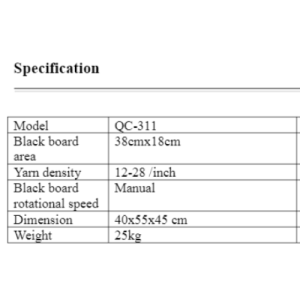 máy kiểm tra lỗi trên sợi chỉ qc-311