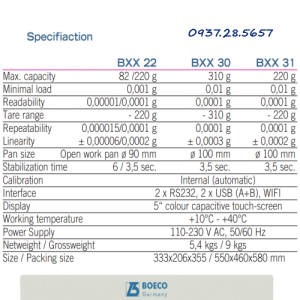 cân phân tích 5 số lẻ bxx 22