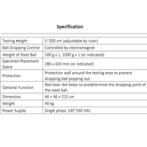 Máy đo độ bền va đập bằng bi QC-637B