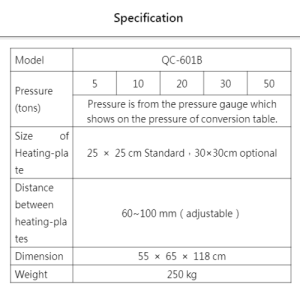 máy ép nhiệt QC-601B