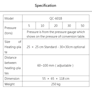 máy ép nhiệt QC-601B