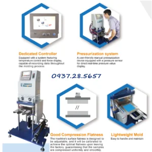 máy ép nhiệt tạo hình mẫu QC-677C
