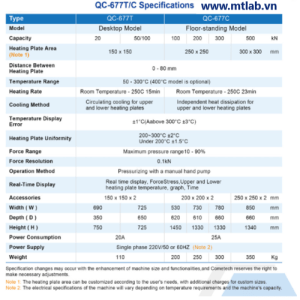 máy ép nhiệt tạo hình mẫu QC-677C