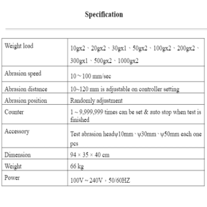 Máy kiểm tra mài mòn bề mặt phim quang học WD-M013
