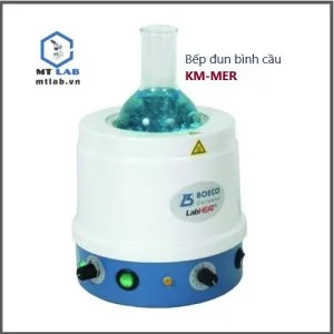 bếp đun bình cầu có khuấy từ km-mer