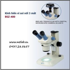 kính hiển vi soi nổi 3 mắt bsz-405