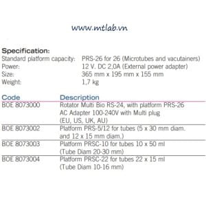máy lắc multi bio rs-24