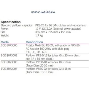máy lắc multi bio rs-24