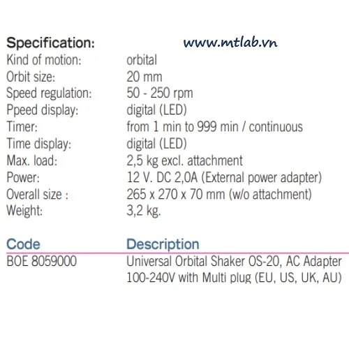 máy lắc os-20