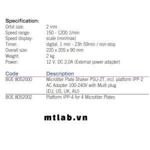 máy lắc psu-2t