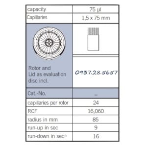máy ly tâm máu 24 vị trí hc-240