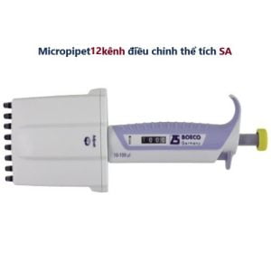 micropipet 12 kênh điều chỉnh thể tích SA