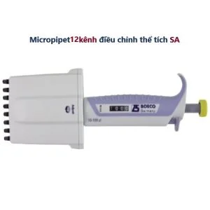 micropipet 12 kênh điều chỉnh thể tích SA