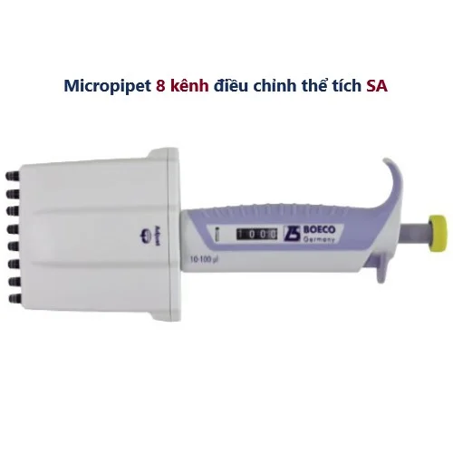 micropipet 12 kênh BOE 9612 điều chỉnh thể tích SA