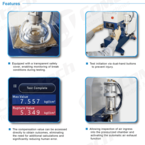 máy đo độ bục giấy tự động QC-116D