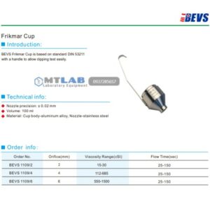 cốc đo độ nhớt din bevs1109