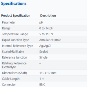 Đầu dò pH ECFG7451901B Eutech