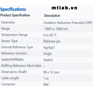 Đầu dò ORP ECFC7960101B Eutech