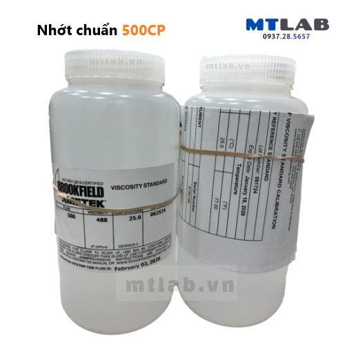 Nhớt chuẩn 100CP Ametek Brookfield