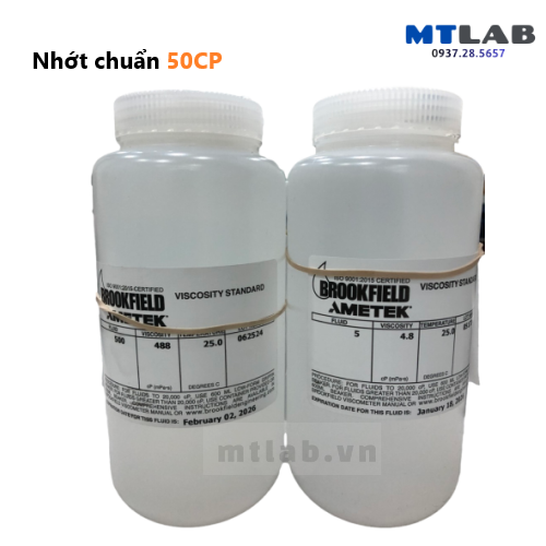 Nhớt chuẩn 50CP Ametek Brookfield